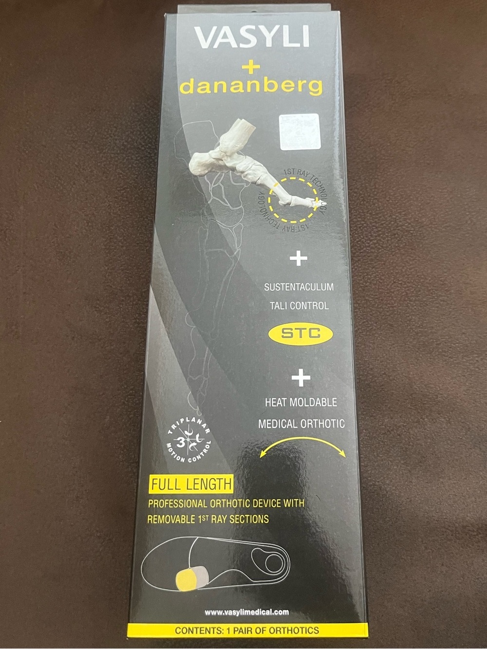 Vasyli-Dananberg XX-Large Orthotic Insoles